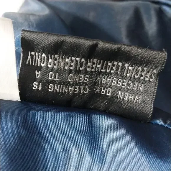 WILSONS LEATHER! RICH BLACK GENUINE LEATHER FITTED BUTTON FRONT JACKET! SZ M - Picture 11 of 12